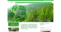 Desktop Screenshot of ecco-technologies.com